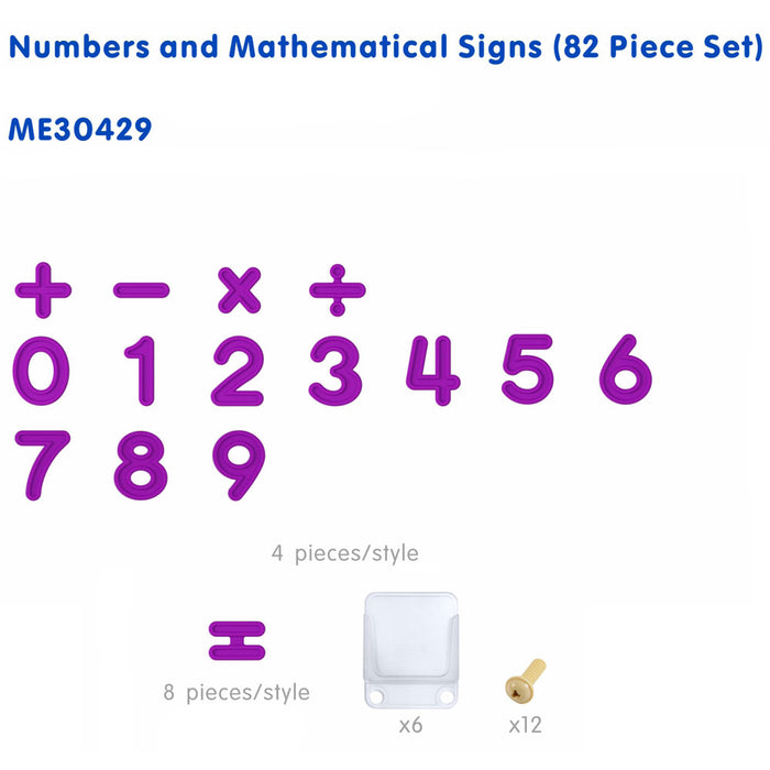 STEM Wall Numbers & Mathematical Signs