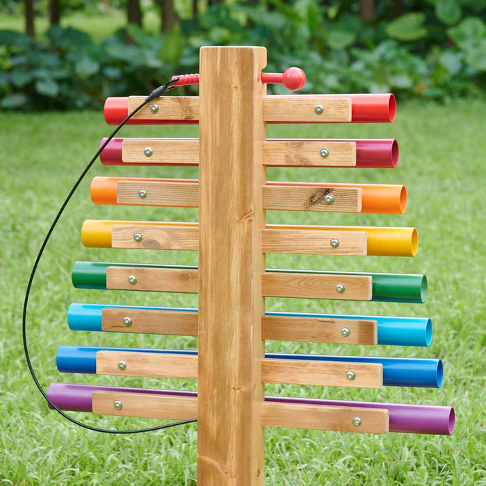 Outdoor Rainbow Chimes Tower