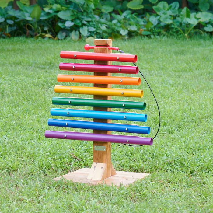 Outdoor Rainbow Chimes Tower