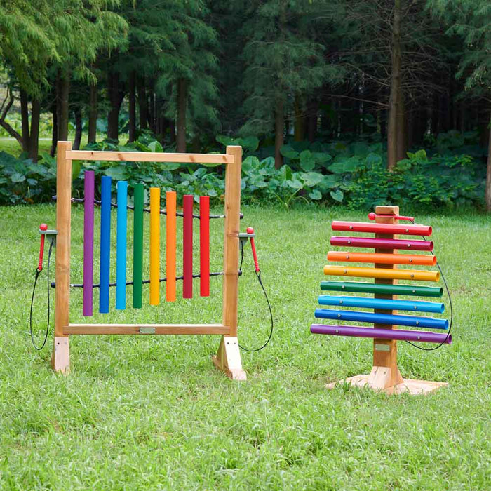 Outdoor Rainbow Chimes Tower