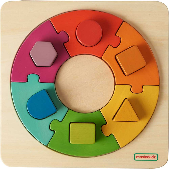 Shape-Matching Jigsaw Donut Blocks