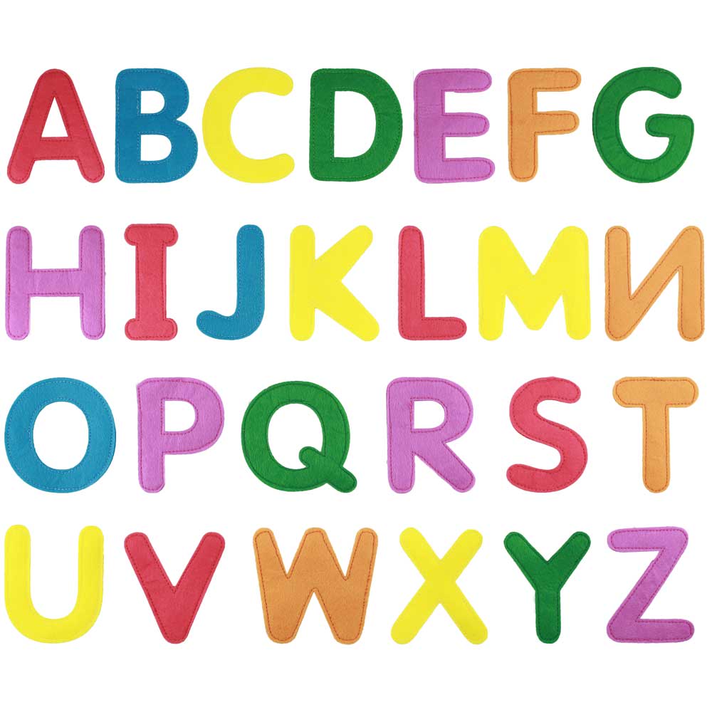 Velcro Uppercase Alphabet 26 Piece Set — Bright Spark Enterprises Pty Ltd